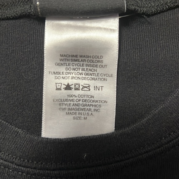 Harley-Davidson Black and Orange Graphic Tee - Picture 3 of 3